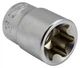 Набор головок E-TORX 1/2" 1/4" 3/8" E4-E24 14 ед. SATRA S-P14ES (Код6748) - изображение 2