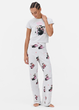 Женская пижама Primark Hocus Pocus Boyfriend Pajama Set XS для дома и сна Серый (8622) - изображение 2
