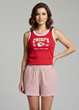 Женская пижама Primark Kansas City Pajama Set L для дома и сна Красный (8627) - изображение 3