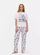 Женская пижама Primark Disney’s Print Pyjamas XXS для дома и сна Пудровый (8630) - изображение 1