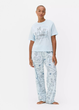 Женская пижама Primark Disney’s Print Pyjamas S для дома и сна Голубой (8633) - изображение 1