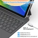 Чехол с Bluetooth - клавиатурой Magic Keyboard для iPad 2025 11" с RGB подсветкой black - изображение 2