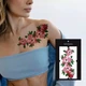 Набір тимчасових тату "Кольорові півонії" Tattooshka (216704) - зображення 2