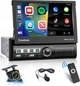 Автомагнітола Hikity Car Radio / 1 DIN / 7'' / Mirror Link / Hands-free / Bluetooth / USB / Android / Black Б/В - изображение 1