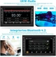 Автомагнітола Hikity Car Radio for VW T5 Golf 4 Bora Polo MK5 Passat B5 Jetta Peugeot 307 / 7'' / USB / WI-FI / GPS / Bluetooth / Black Б/В - изображение 3