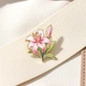 Брошь-значок BROCHE бижутерия Цветы Акварель Лилия розовая BRGV115051 - изображение 3