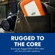 Накопичувач SSD LACIE SSD накопичувач Rugged SSD4 1 TB Orange (STND1000400) - зображення 7