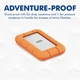 Накопичувач SSD LACIE SSD накопичувач Rugged SSD4 1 TB Orange (STND1000400) - зображення 9