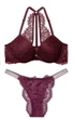 Комплект Victoria’s Secret Вишневий 34D-S - изображение 1