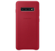 Чохол Leather Cover для Samsung Galaxy S10 Plus (G975) (EF-VG975LREGRU) Red - изображение 1