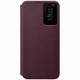 Чохол-книжка Smart Clear View Cover для Samsung Galaxy S22 Plus (S906) (EF-ZS906CEEGRU) Burgundy - изображение 1