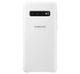 Чохол Silicone Cover для Samsung Galaxy S10 (G973) (EF-PG973TWEGRU) White - изображение 3