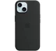 Чохол Silicone Case with MagSafe для Apple iPhone 15 Plus (MT103) Black - изображение 2
