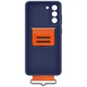 Чохол Silicone Cover with Strap для Samsung Galaxy S21 FE (G990) (EF-GG990TNEGRU) Navy - зображення 5