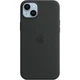 Чохол Silicone Case with MagSafe для Apple iPhone 14 Plus (MPT33) Midnight - зображення 1