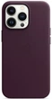 Чохол Leather Case with MagSafe для Apple iPhone 13 Pro (MM1A3) Dark Cherry - зображення 1