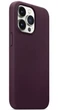 Чохол Leather Case with MagSafe для Apple iPhone 13 Pro (MM1A3) Dark Cherry - зображення 2