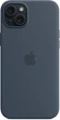 Чохол Silicone Case with MagSafe для Apple iPhone 15 Plus (MT123) Storm Blue - зображення 5