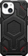 Чохол UAG Monarch Pro with MagSafe для Apple iPhone 15 Pro (1143391F4242) Carbon Fiber/Red - изображение 1