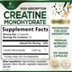 Добавка премиум-класса сила энергия выносливость Nature's Nutrition Creatine Monohydrate 120 капсул - изображение 2
