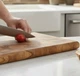 Доска торцевая овальная кухонная 400*300*30 дуб - изображение 2