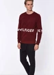 Свитер мужской Tommy Hilfiger хлопковый бордовый, размер S (TH00006-09) - изображение 2