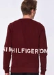 Свитер мужской Tommy Hilfiger хлопковый бордовый, размер S (TH00006-09) - изображение 4