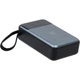 Батарея універсальна Vinga 20000 mAh 65W Display USB-C Cable Grey (VPBB2065C) - зображення 4