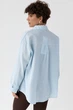 Классическая рубашка в мелкую клеточку Lurex Голубой One Size (19052) - изображение 2