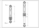 Амортизатор бака для пральних машин LG 100N 4901ER2003A 383EER3001G (2888466811) - изображение 2