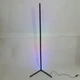 Світлодіодна лампа RGB LED 1.2 м, торшер підлоговий кутовий з пультом дистанційного керування, кольорова підсвітка для спальні, вітальні, кімнати, декоративне освітлення для інтер’єру, живлення від USB Чорна HA-10 - зображення 9