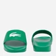 Мужские шлепанцы для пляжа Lacoste 523796270 40.5 Зеленые (1159850374) - изображение 4