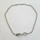 Цепочка на шею браслет на руку Fashion Jewelry серебристый 48 см - изображение 2
