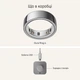 Умное кольцо Oura Ring 4 Silver (Size 8) - изображение 6