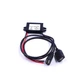 Преобразователь напряжения 12В-5В 3А 2xUSB, скрытая проводка авто (116452) - изображение 1