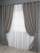 Комплект штор на люверсах VR-Textil Midnight № 1228ш 150х270 см 2 шт Сірий (37-0137) - зображення 3