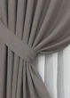 Комплект штор коротких VR-Textil Блэкаут Midnight № 1228ш Серый 140х170 см 2 шт (35-0158) - изображение 4