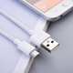 Кабель data Xiaomi USB - Micro 3A (10W, 18W, 22.5W, 27W) White 80 см. для быстрой зарядки смартфона, планшета, Сяомі, Poco, Redmi Note - изображение 12