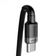 Кабель Baseus Cafule PD2.0 100W flash charging USB For Type-C cable (20V 5A) 2m (CATKLF-ALG1) - изображение 4
