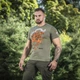 Футболка Гетьман Сагайдачний M-Tac Light Olive S 80033038-S - зображення 10