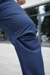Летние эластичные брюки Militex 4W Stretch в синем цвете (с боковыми карманами) — L - изображение 13