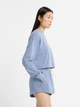 Свитшот женский New Balance Coastal Fleece WT51514DUS XL Голубой (197967358784) - изображение 3