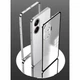 Противоударный чехол Metal Glass для Xiaomi Poco F7 с металлической рамкой silver - изображение 3