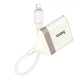 Перехідник Hoco UA40 2-in-1 Card Reader Lightning, Apricot - зображення 4