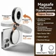 Світлодіодна лампа кільце для селфі PG Company Magsafe чорна з регульованою яскравістю - зображення 10