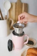Чашка (з ситечком) TEAPOT 470 мл. Pastel - Rose (QM6214) - изображение 4