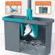 Набір для збирання Beldray Pet Plus+ X-Shape Mop and Bucket Set Швабра + відро з віджимом (LA071477) - зображення 6