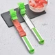 Нож для нарезки арбуза и дыни SUNROZ Watermelon Slicer 15.5*3*9.5 см с лезвием из нержавеющей стали, зеленый - изображение 3