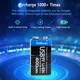 Крона акумулятор 9V Li-ion 4100 mWh Type-C (комплект 4 шт.) - зображення 5