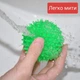 Мяч TPR с шипами круглый звуковой для собак 5 см синий (из пищалкой) - изображение 3